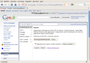 contatti-gmail-importa